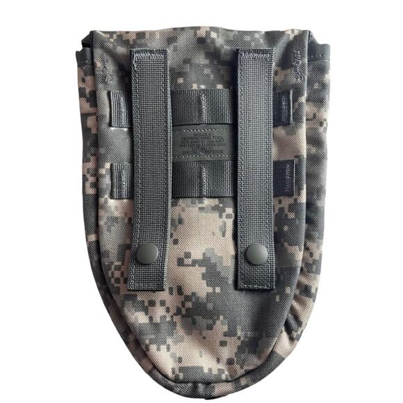 US Army Molle II Entrenching Tool Bag Green Camo Canvas Military Issue - Picture 2 of 5